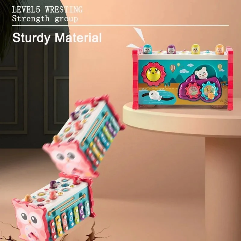 Montessori Baby Owl Activity Cube 5
