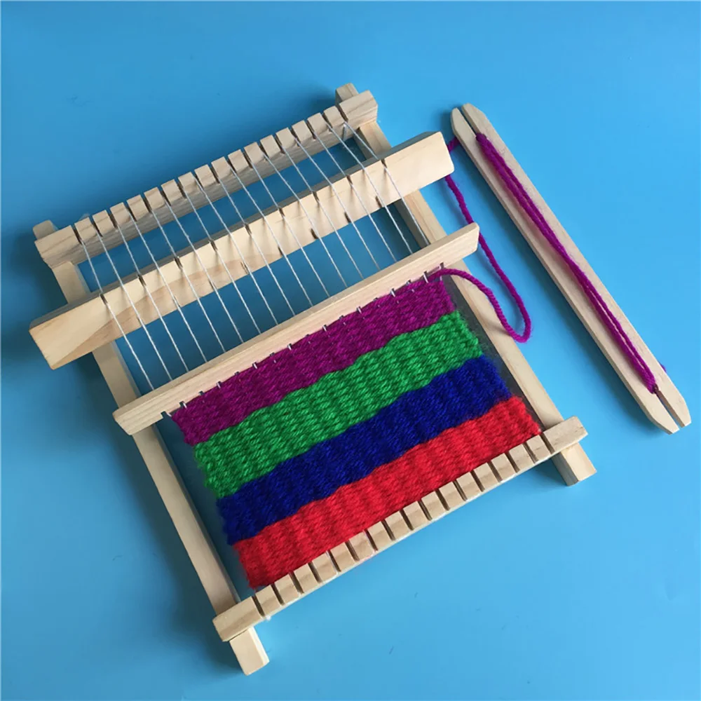 Weaving Tools Wooden Weaving Loom Starter Kit Hand-Woven Diy Set Household Tapestry Scarf