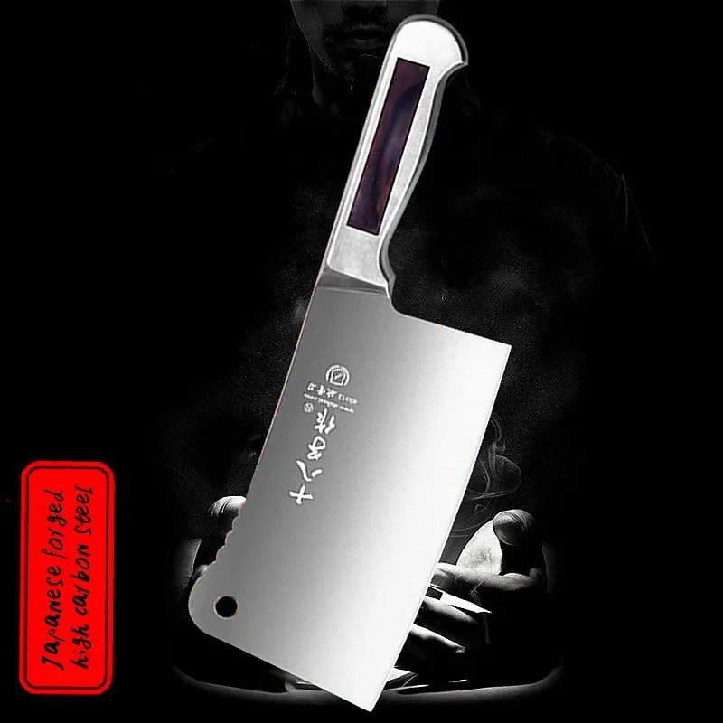 

DEHONG SHI BA ZI ZUO S601 bone chopper big bone chopper family knife bone butcher thickened chef knife meat
