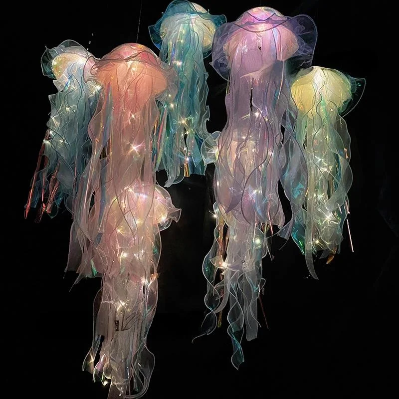 Girl Room LED-Atmosphere Jellyfish Night Lamp