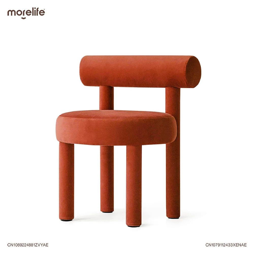 Nordic Designer Creatieve Eetkamerstoelen Luxe Moderne Comfortabele Rugleuning Make-Up Stoel Dressing Kruk Muebles Huismeubilair