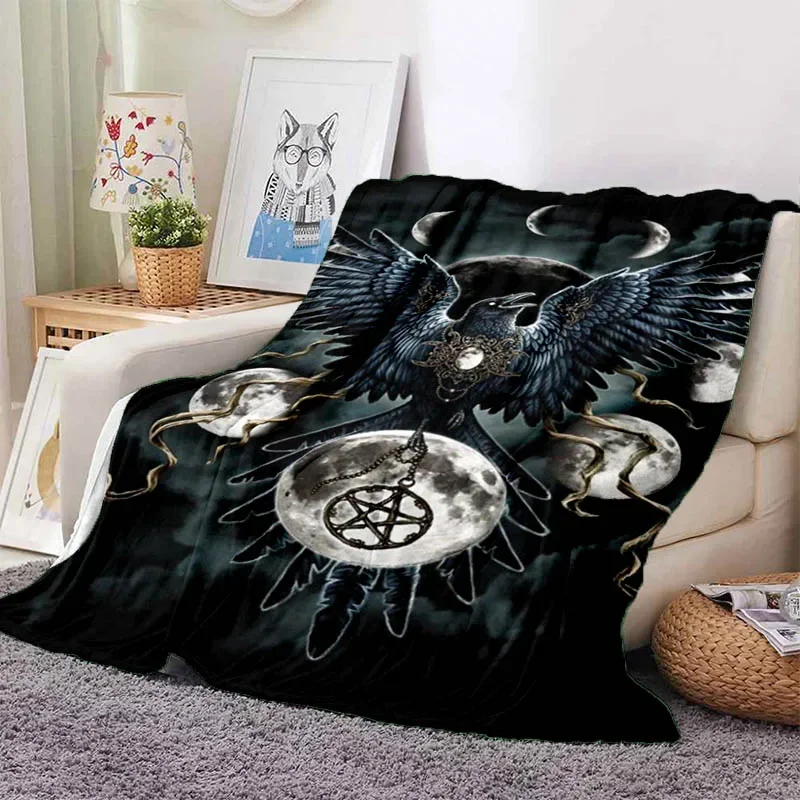 

Owl Logo Theme Flannel Throw Blanket Kids Adults Warm Soft Lightweight Comfortable Home Travel Essential Blanket Birthday Gifts