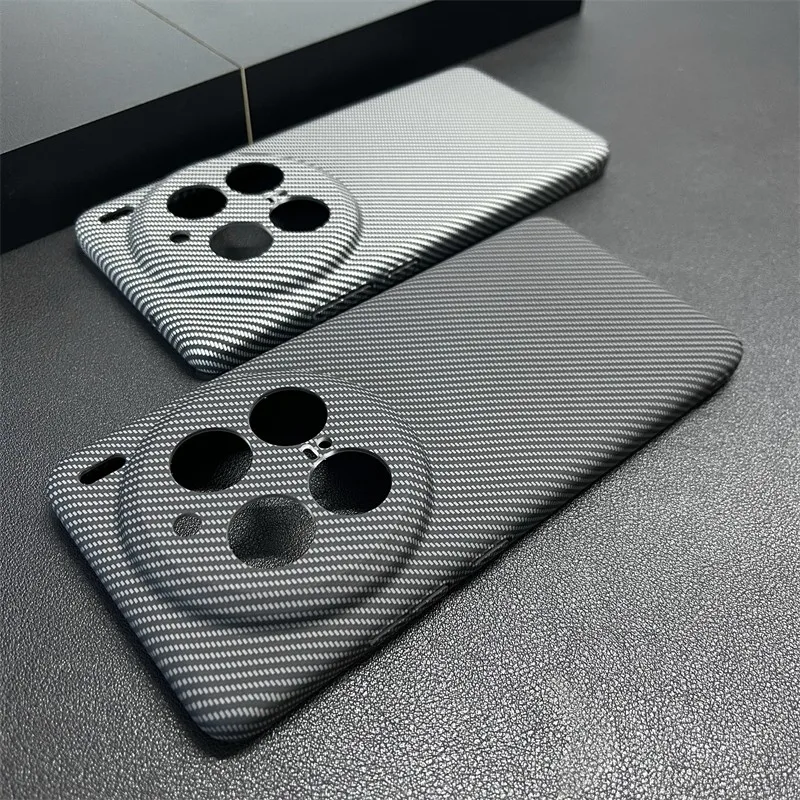 Slim Carbon Fibre Protective Phone Case - Hard PC Back Cover
