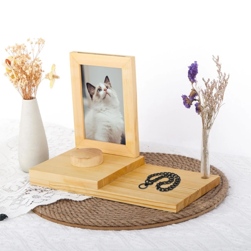 Pet Memorial Picture Frame Dog Photo Frame Sympathy Gifts for Loss of Dog Pet Memorial Photo Y5GB