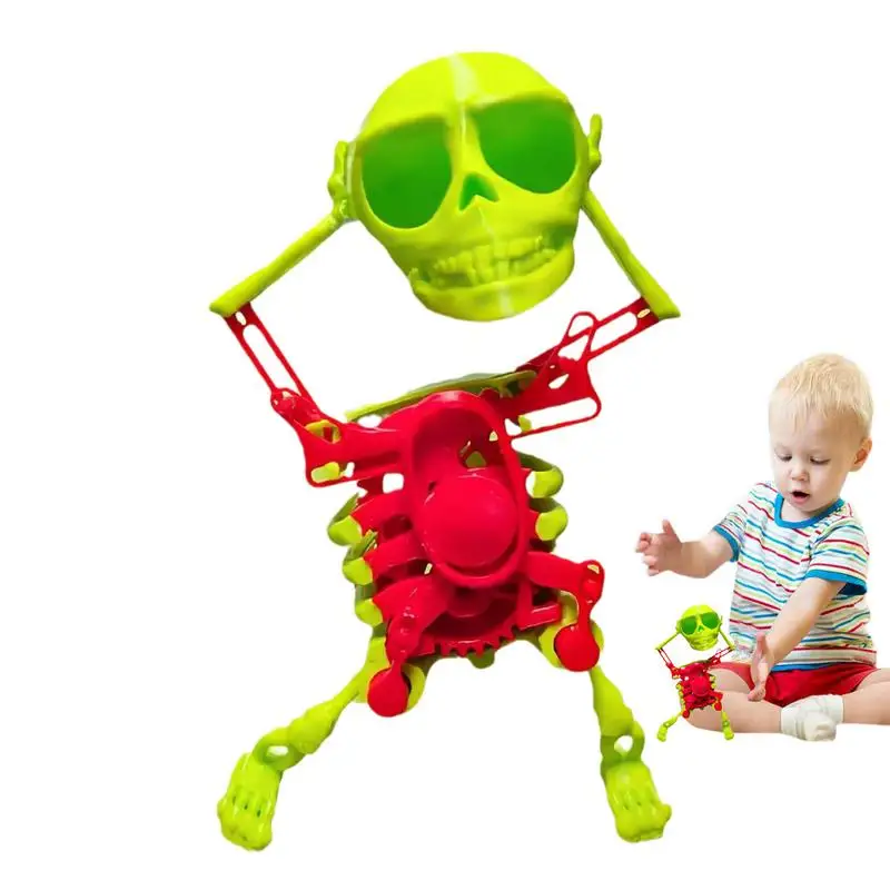

3D Printed Skeleton Toys Desktop Toys Decorative Adorable Durable Vibrant Creative Funny Wind Up Skeleton For Desktop Room Party