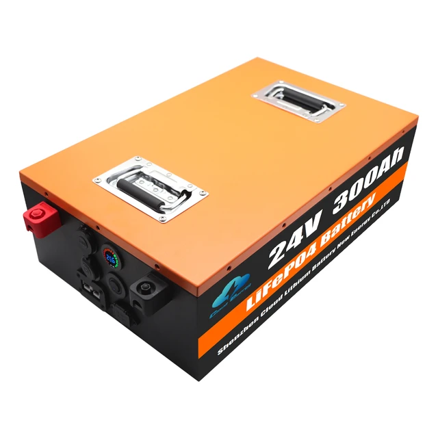 Cloudenergy 24V 100Ah LiFePO4 Battery Pack