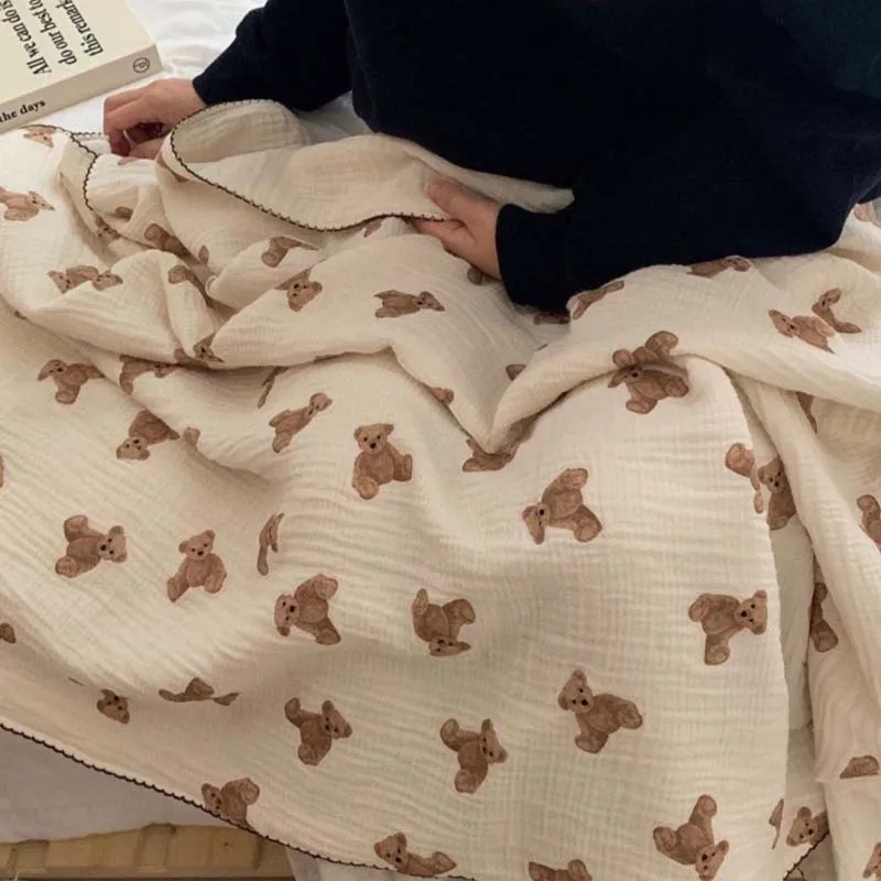 

Baby Blankets Newborn Muslin Cotton Gauze Swaddle Wrap Bedding Infant Girls Boys Sleeping Blanket Babies Accessories