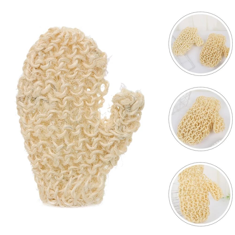 

Braided Shower Gloves Skin Cleaning Shower Wash Gloves Scrub Exfoliating to Weave