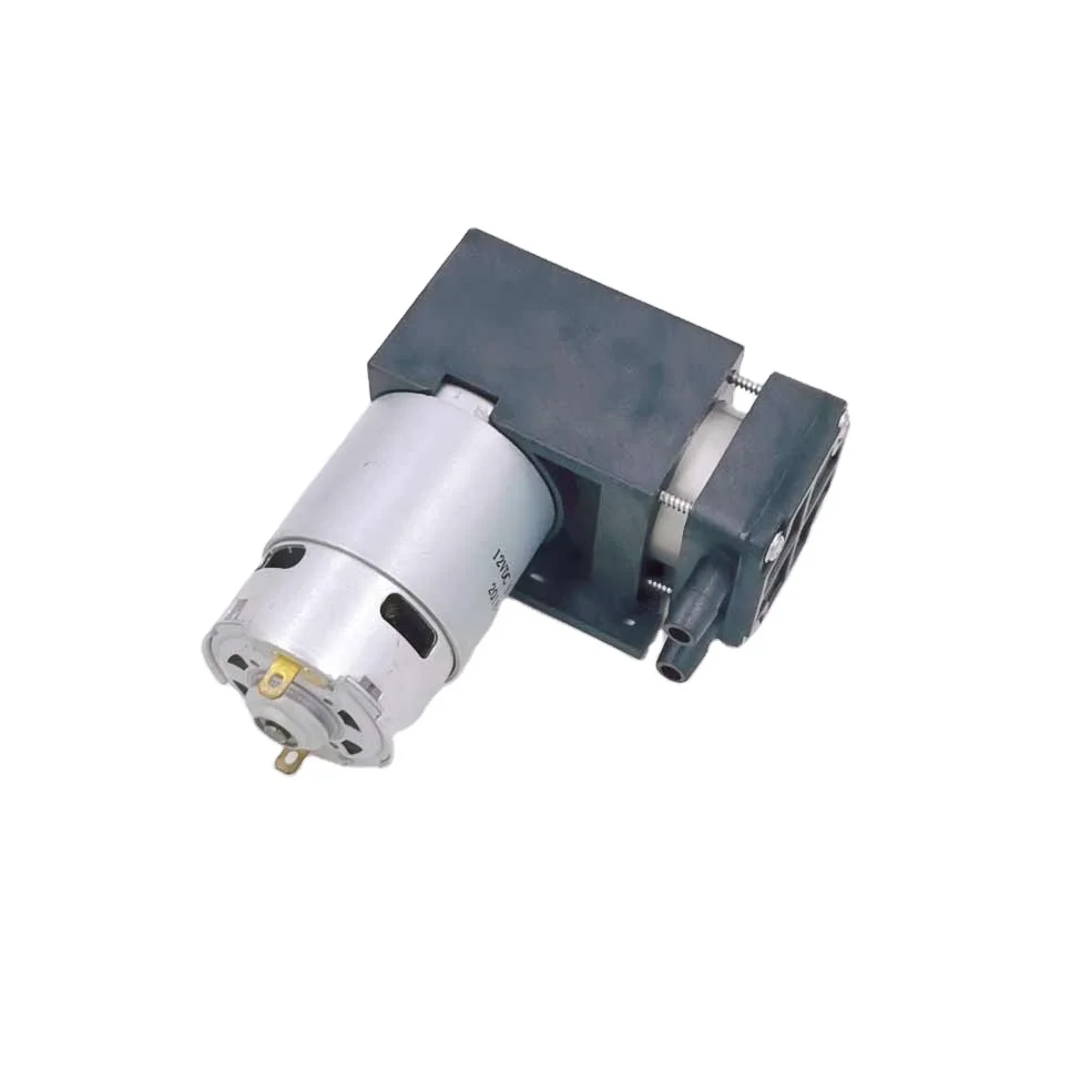 35L/M 유량 4500mbar 고압 전기 브러시 DC 24V 진공 공기 피스톤 펌프