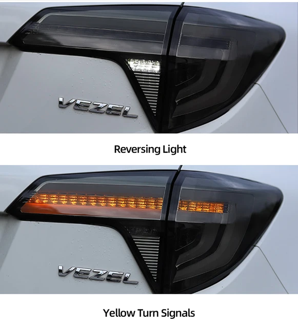 For Hr-v Tail Lights 2014 2015 2016 2017 2018 2019 2020 2021 Vezel Led Tail  Light Hrv Rear Lamp Drl Brake Auto Accessories Tail Light Assembly  AliExpress