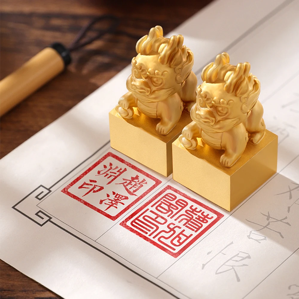 Printtoo Dragon Head Motif Carré Tampon En Caoutchouc En Bois Timbres-3