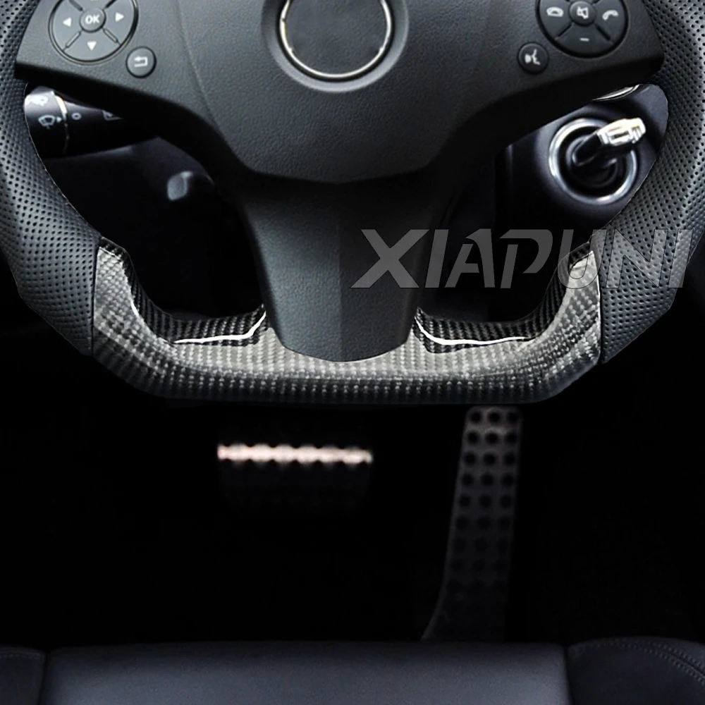 4 Pezzi Copritasti Finestre In Fibra Di Carbonio Per Mercedes W205 Classe C (2015-2018) E X253 GLC (2016-2018) – Decorazione Interna Auto
