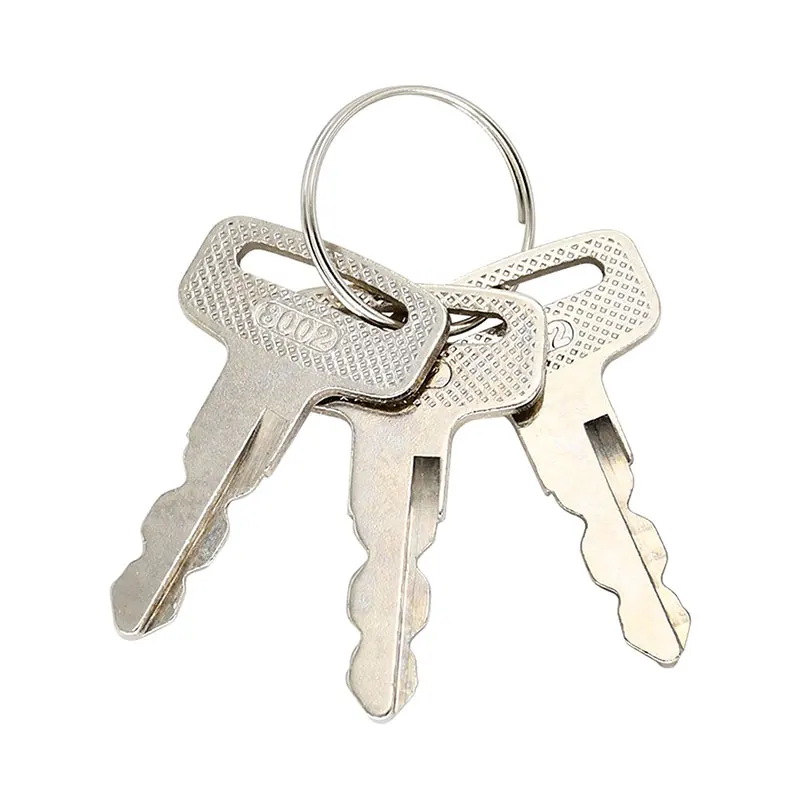 3PCS Ignition Keys 8002 JU6-H2511-10 Compatible with Yamaha Golf Cart PTV 10+ 2010-Present Electric Gas Buggy Vehicle