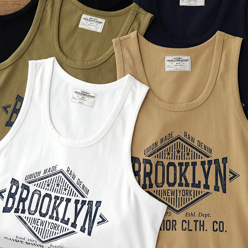 Summer-New-American-Retro-Sleeveless-O-neck-Letter-Printed-T-shirt-Men ...