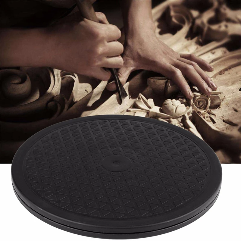 Pottery Wheel Spinning Turntable Ceramic Tools 30 Cm Plastic Pottery Wheel Rotate Turntable Swivel Pottery Turntable Lazy Susans Rotary Plate Turnplate Clay Sculpture Tool