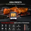 ThermoPro TP904 Bluetooth-connected APP Wireless 135M Dual Probes Digital Meat Thermometer, Kitchen Thermometer with Alarm Timer 5