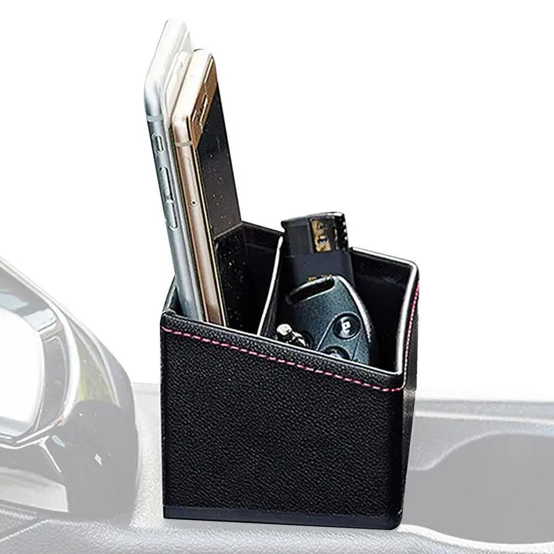 

Car Central Control Storage Box Fixed Car Storage Box Square Seat Crevice Storage Box With Separable Compartment For Car