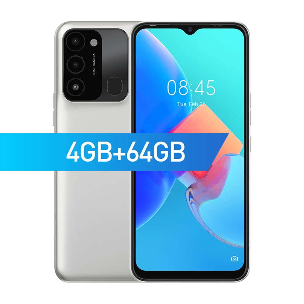 NEW Original Tecno SPARK 8C 4+ 64GB Cell Phones Unisoc T606 Mobile