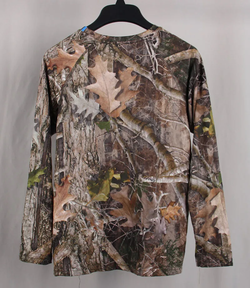 Kids Youth Hunting Long Sleeve T Shirt Sports Shirts UPF 50+ Dry Fit UV Sun Protection Fishing Shirts Athletic Sports Tee