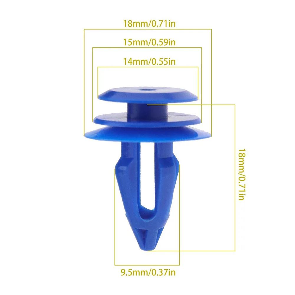 Per Rover Range Evoque Passaruota Sostituire 50Pcs Blue Car Decorare Anteriore Posteriore Lr027255 Sinistra Destra Nylon Plastica