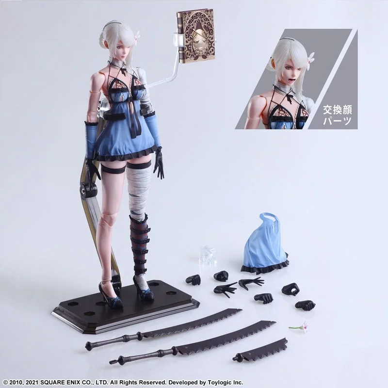 Nier 24cm Replicant Anime Figure Kaine Action Figure Pvc Statue Movable Figure Room Ornament Collection Model Toys