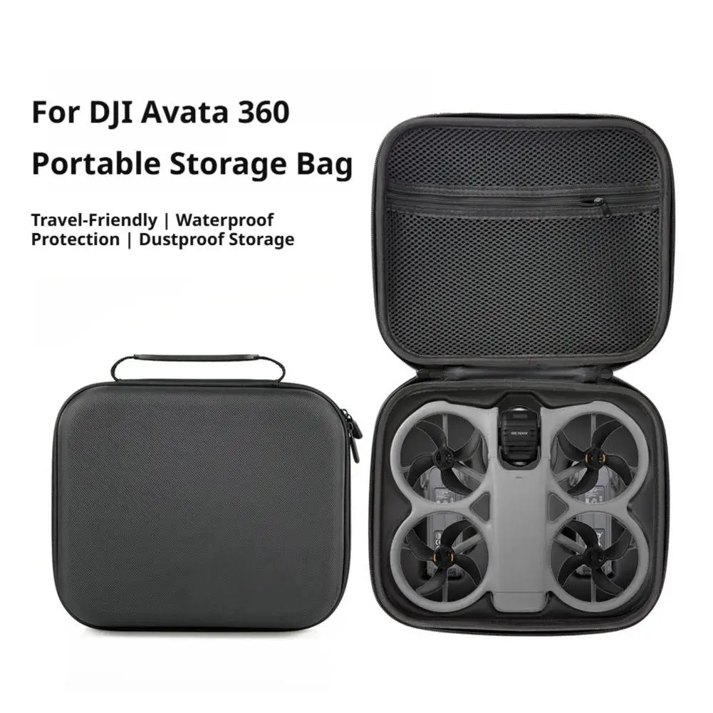 DJI Avata 360 드론 표준 버전용 휴대용 보관 가방 운반 케이스 Han Y4G4가 포함된 충격 방지 여행용 보호 주최자