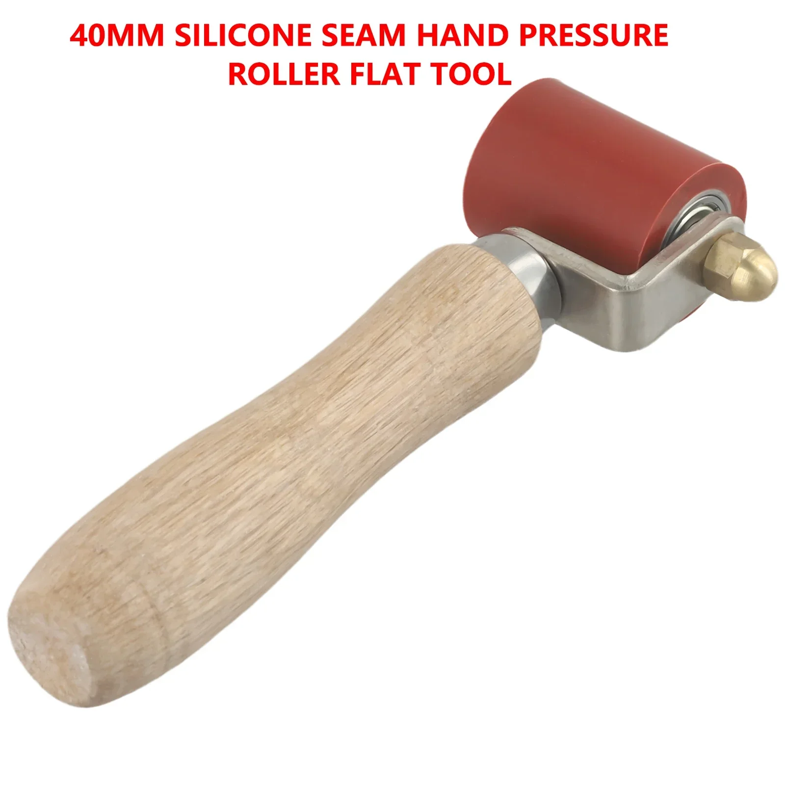 Silicon Seam Hand Welding Roller 40mm Size Ergonomic Design High Temp Resistant Two Way Bearing Design