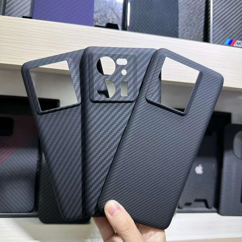 

Case for Xiaomi Redmi K60 Ultra Ultrathin Real Carbon Aramid Fiber Mobile Phone Protective Cover Protection Shell