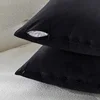 Inyahome Set of 2 Velvet Throw Pillow Case Cushion Cover 30x50cm 45x45cm 50x50cm 60x60cm Home Decor Cojines Black Green Grey 쿠션 4