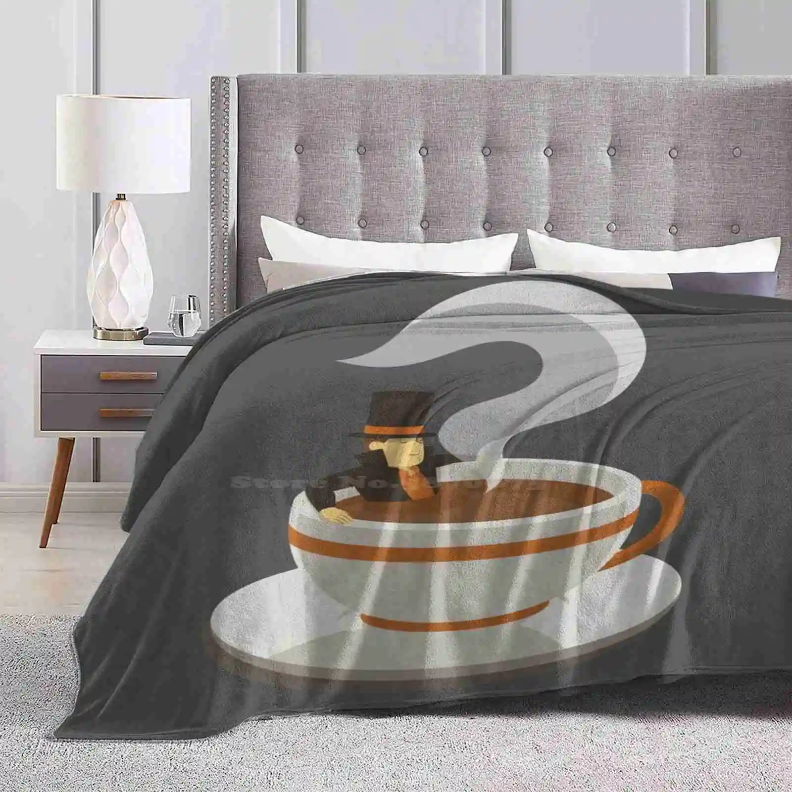 Mystery Tea Ultimo Super Soft Warm Light Thin Coperta Videogiochi Professor Hershel Layton Mystery Gentleman Adventure Puzzle