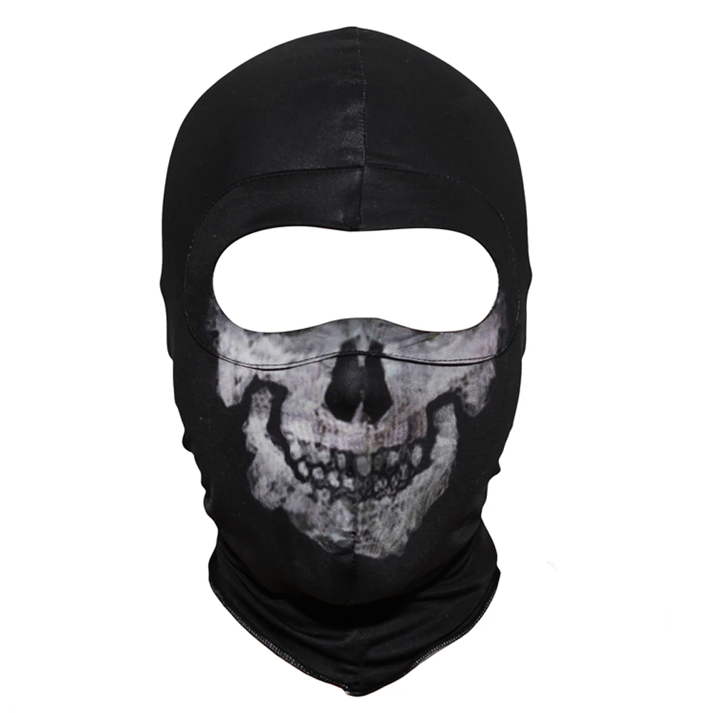 New Black Ghost Simon Riley Skull Balaclava Ski Hood Cycling Skateboard  Warmer Full Face Ghost Mask