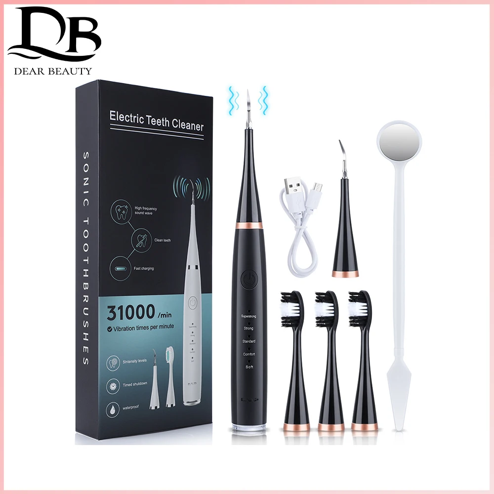 Teeth Whitening Cleaner Toothbrush Dental Scaler Device Remove Dental Calculus Yellow Tartar Cleaning Oral Care Rechargeable pet oral cleanse spray dog cat mouth fresh teeth tartar cleaning prevent calculus deodorant whitening pet teeth cleaner spray