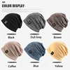 New Autumn Winter Children Warm Knit Hat Solid Color Joker Wool Hat Mens Baotou Hat Korean Version Of Men's Women's Pullover Hat 3