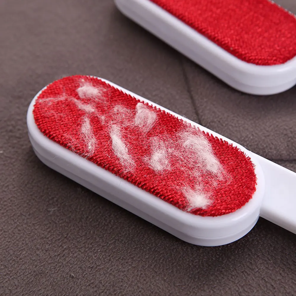 Cheapest Lint Remover 2 Sided Reusable Electrostatic Woolbrush Dog Cat Pet Hair Remover Fabric Shaver Brush For Sofa Clothes