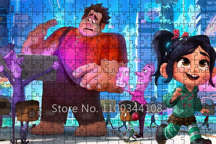 Quebra-cabeça quebra-cabeças disney wreck-it ralph poster 1000 peças de  madeira quebra-cabeças crianças brinquedos educativos imprimir presentes  claros brinquedo do jogo adulto - AliExpress