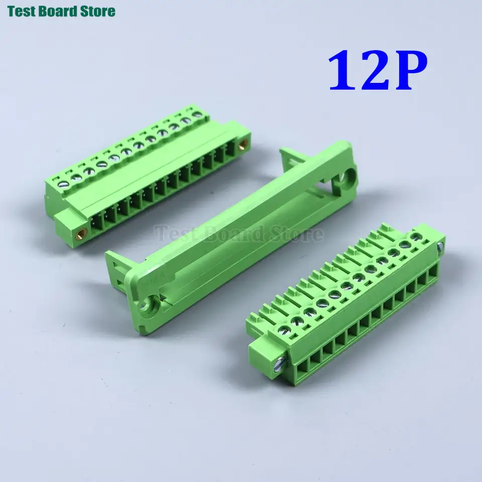1Set 15EDGWC Pitch 3.81mm 2P/3P/4P/5P/6P/7P/8P/9P/10P/12P/16P/24P Pluggable Terminal Block Connector image 9