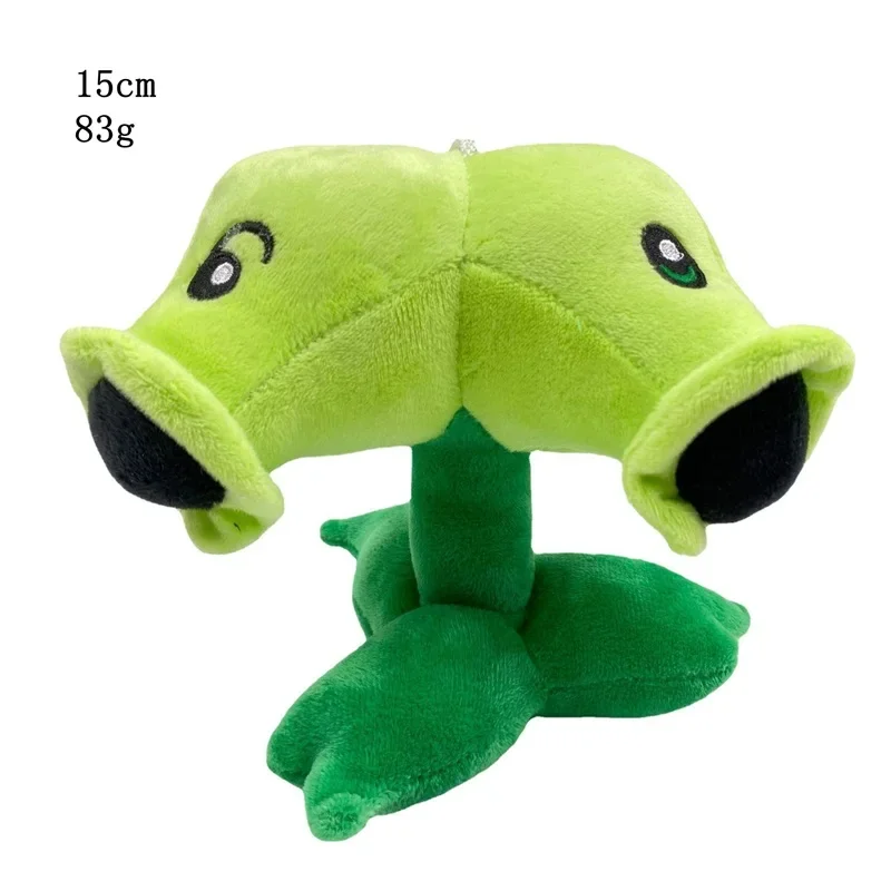 Cute Plush Peashooter Toy – Soft and Stuffed Snow Pea Doll
