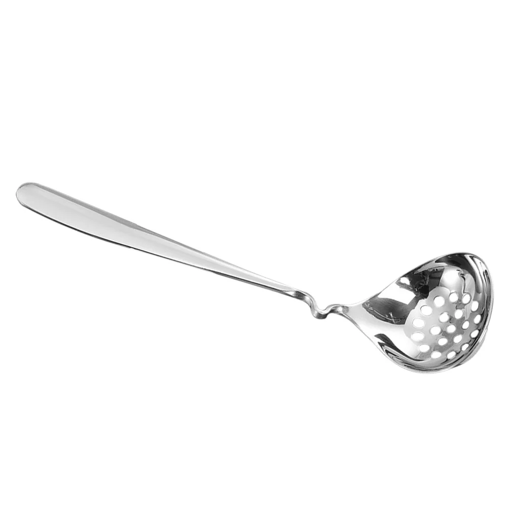 

Chaffing Dishes Colander Spoon Filter Strainer Mesh Long Handle Hotpot Slotted Ladle