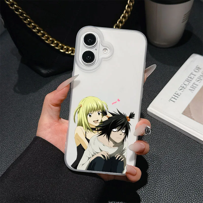 Death Note Character Pattern Soft Phone Case Cover