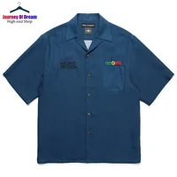 Multicolor Mixed Style WACKO MARIA Shirt Best Quality Men's Women's Cuban Neck Hawaiian Short Sleeve Shirt 2