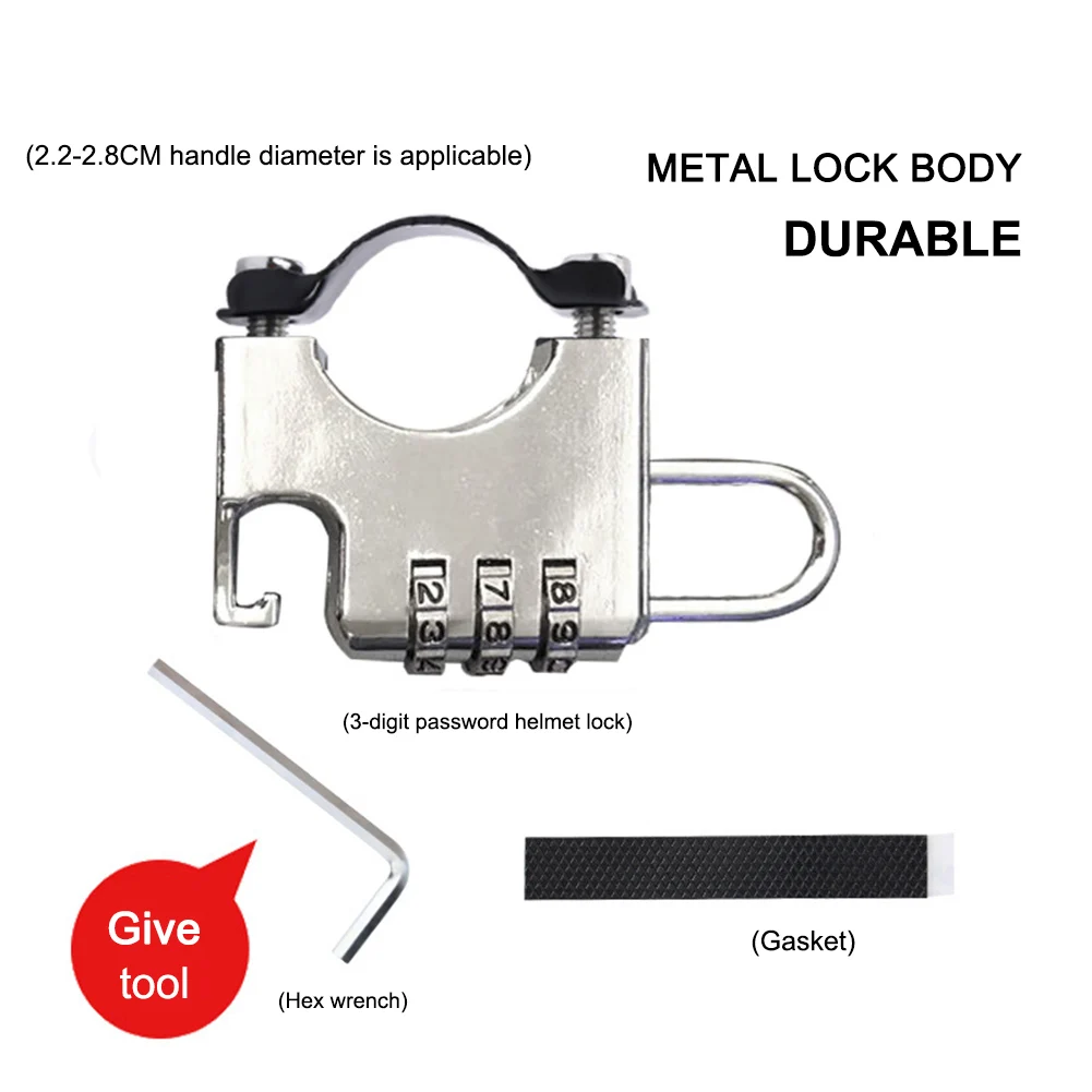 Ganen-Cadenas à Bagages Serrure De Valise à Combinaison à 3 Chiffres Cadenas De Câble De Casier