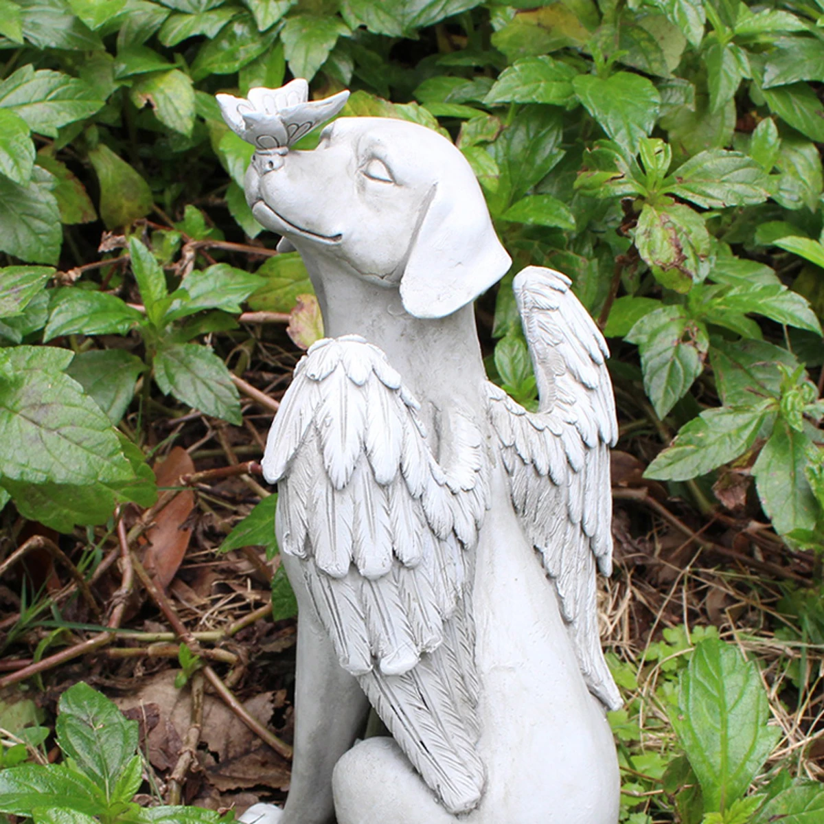 Angel Dog Memorial Statue 9
