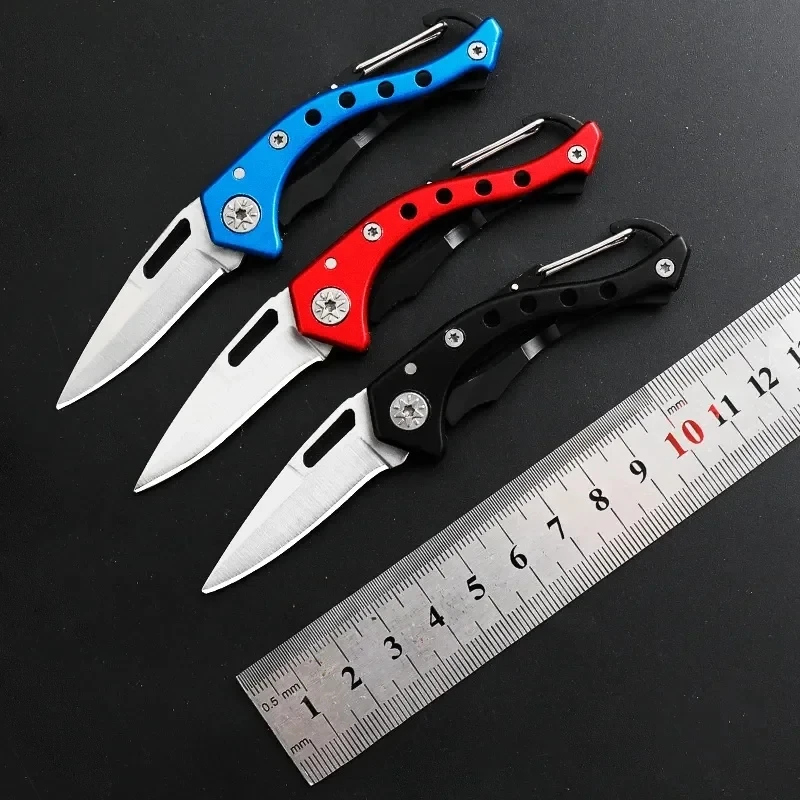 1PCS Pocket Knife EDC Tactical Survival Knives Hunting Camping Blade Self Defense Multi Outdoor Keychain Knife Tools Folding Kni