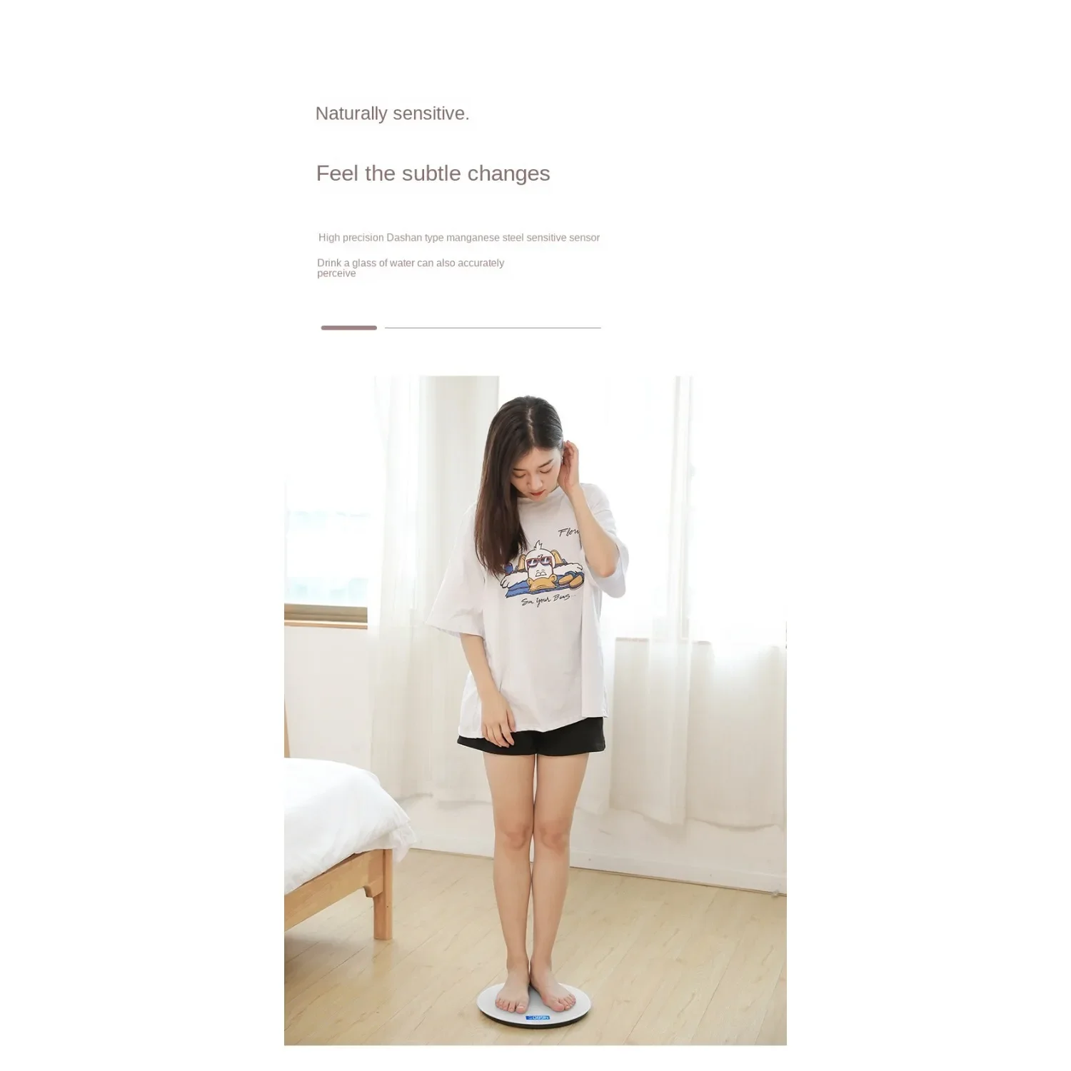 Round Health Scale Factory Cross-border E-commerce Bathroom Scale Household Adult Electronic Body Weight Scale Weighing Scale 4