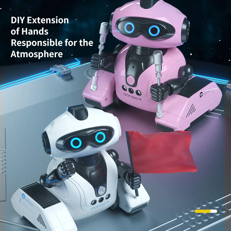 

RC Robot Sensing CADY WIDA Intelligent Remote Control Toy Car Programing Education Music Dance Robots Auto Follow Gesture Toys