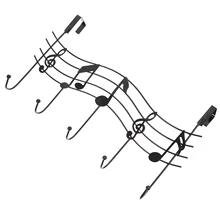 

1Pc Household Row Hook Multi-function Iron Hook Rack Door Back Sundries Rack