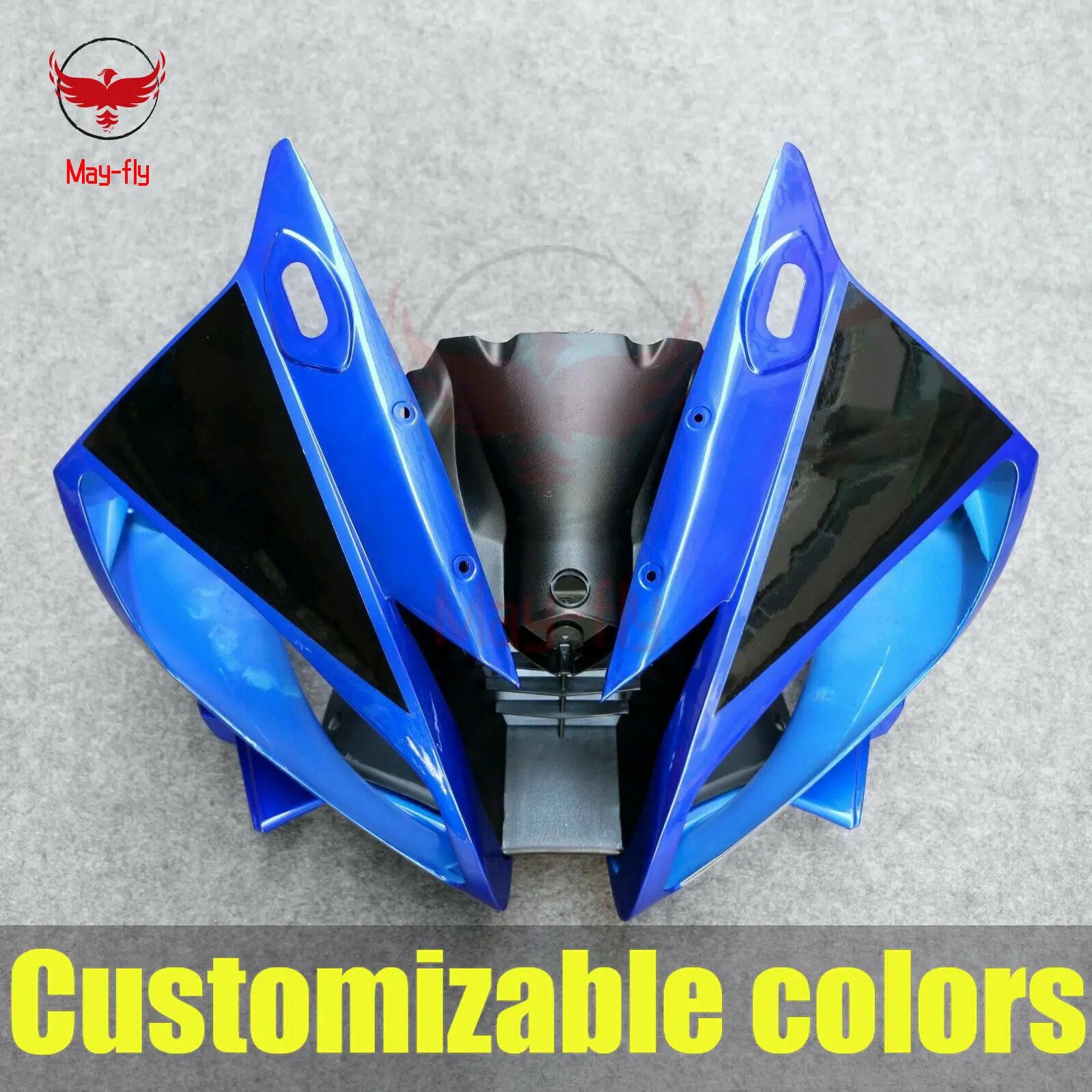 

Fit For YZF-R6 2006 2007 ABS Front Upper Fairing Headlight Cowl Nose YZF R6 YZF600 YZF 600 New 06 07 YZFR6