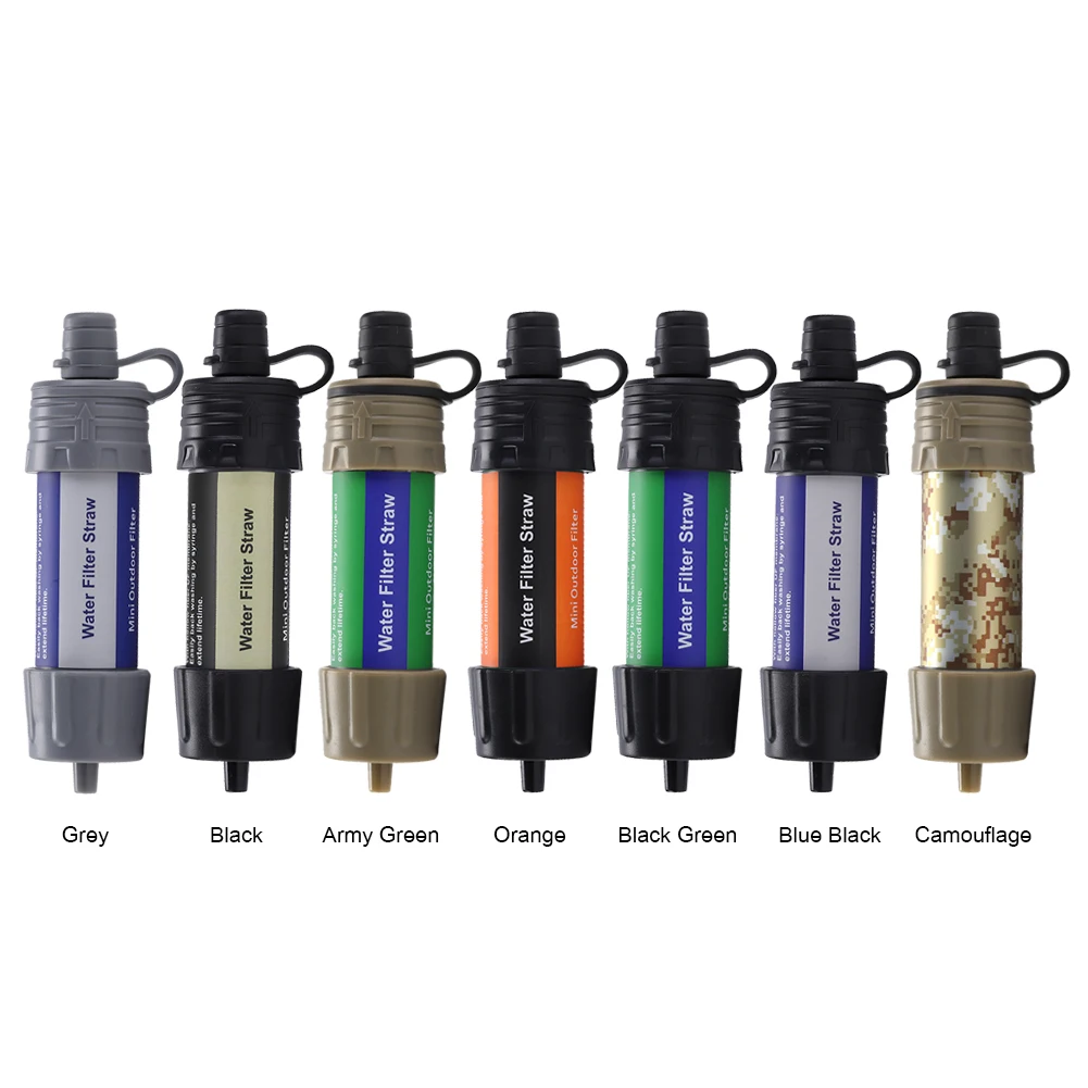 Water Purifier Water Filtration System Camping Purification Filter Straws