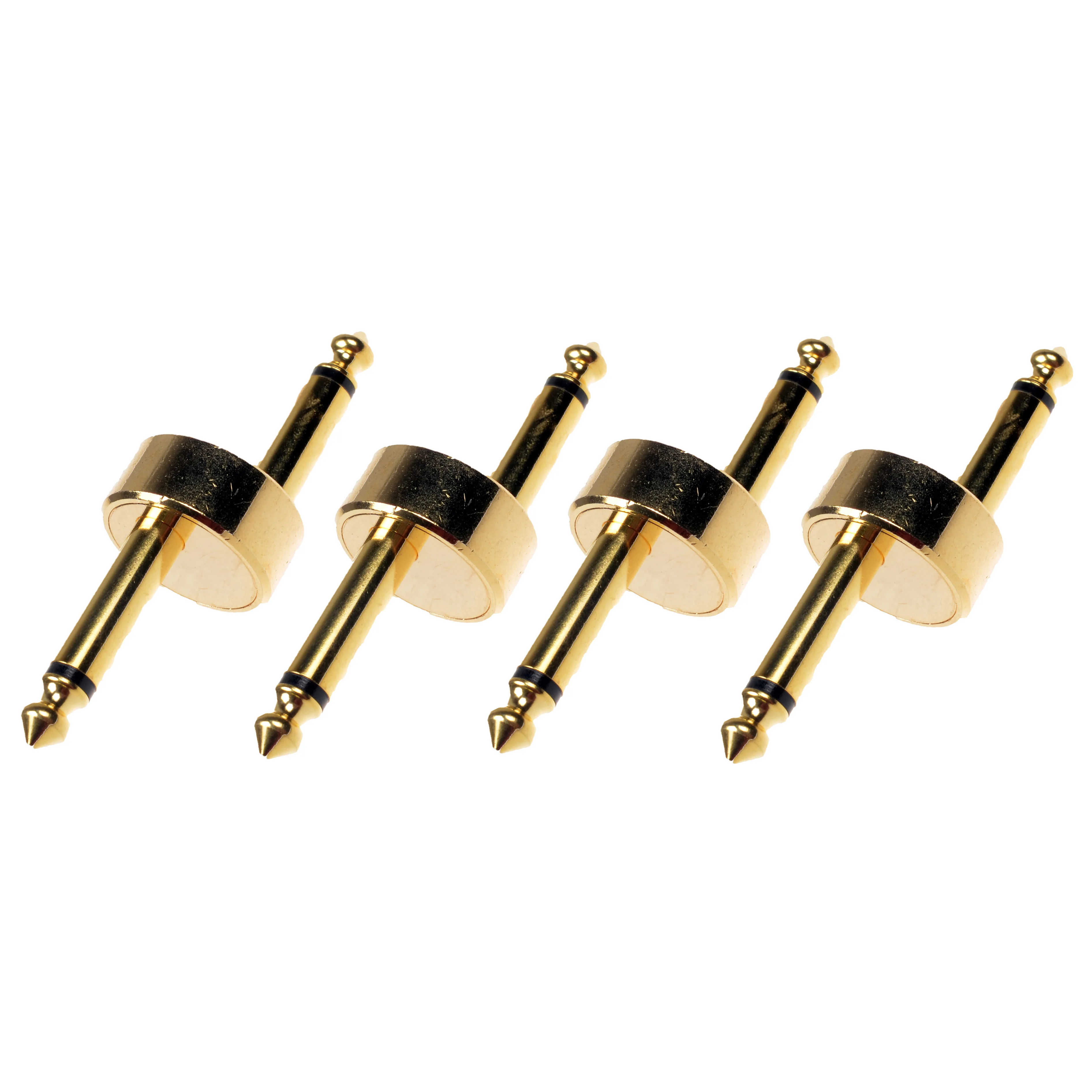 Guitar effect pedal coupler connector 1/4 inch 4PCS accessories connecting head