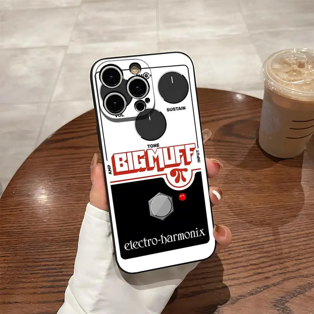 Guitar Pedal Design Shockproof Silicone Phone Case